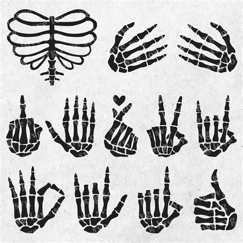 Skeleton Hands Svg Skull Skeleton Hand Halloween Svg Rack Hand Svg