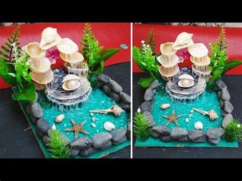 Cara Membuat Miniatur Air Terjun Yang Cantik Dengan Mudah Beautiful