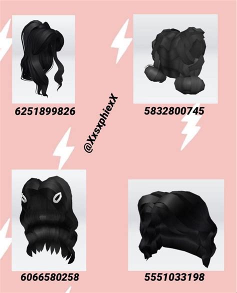 Black Bloxburg Hair Black Hair Roblox Coding Shirts Roblox Pictures