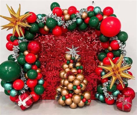 Ideas Hermosas De Decoración Para Navidad Con Globos Como Organizar
