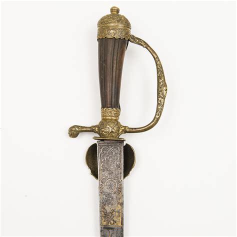 A German Hunting Sword Hirschfanger First Half Of The 18th Century