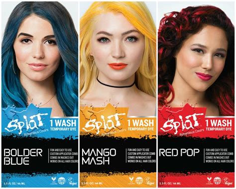 The Makeup Examiner Splat Hair Color Launches 1 Wash