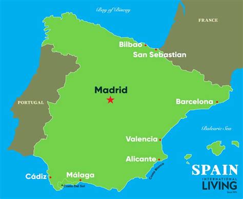 This map shows where spain is located on the world map. Where Is Spain? | Map of Spain - International Living ...