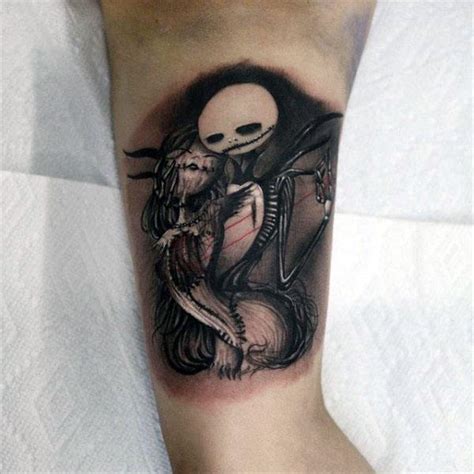 Jack is the pumpkin king of halloween town and lives in a fantasy world based solely on the halloween holiday. 100 Nightmare Before Christmas Tattoos For Men - Design Ideas