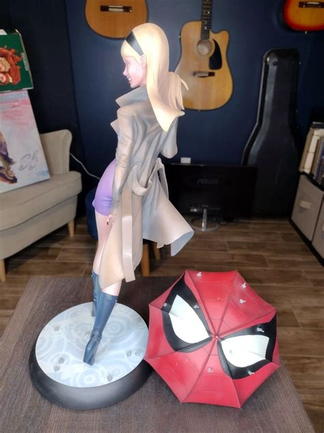 Gwen Stacy J Scott Campbell Sideshow Collectibles Comiquette Ebay