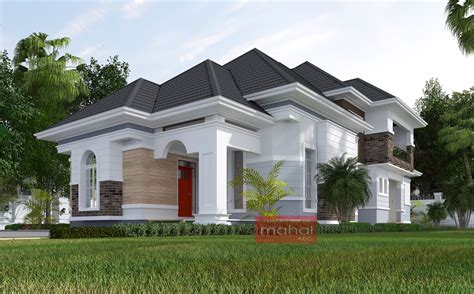 Nigerian Bungalows With Penthouses Bungalow House Design Bungalow