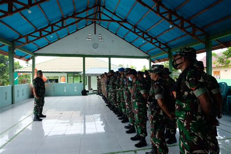 Pengecekan Personel Jelang Pembukaan Tmmd Ke Kodim Tidore