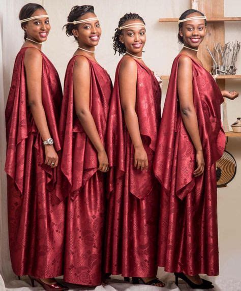 Good Morning Beautiful People ️ Rwandan Women In Their Culture Attire