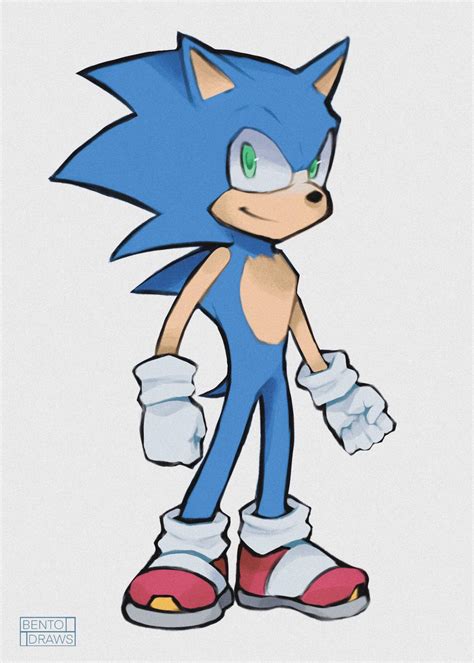 I Drew My Own Character Design For Sonic Rsonicthehedgehog