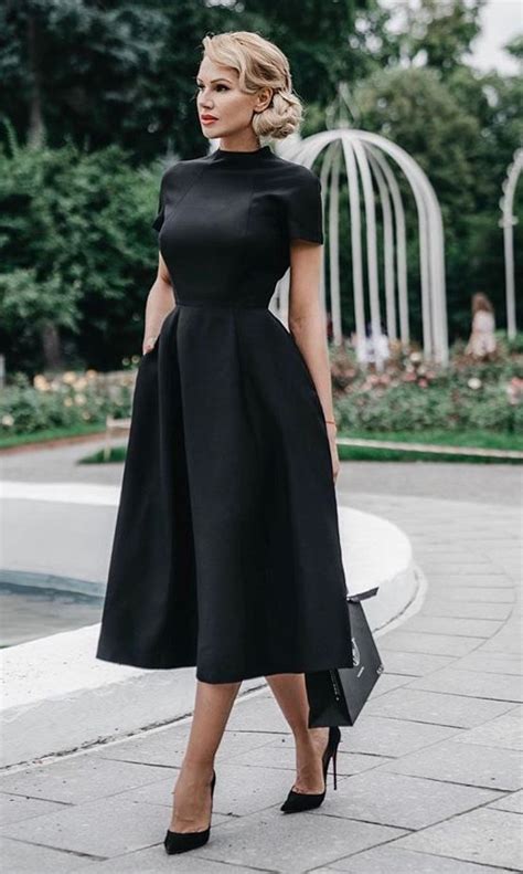 Black And Midi The Perfect Combo For Classy Black Dresses Classy