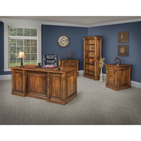 Qw Amish Kincaid 72 Executive Desk Quality Woods Furniture