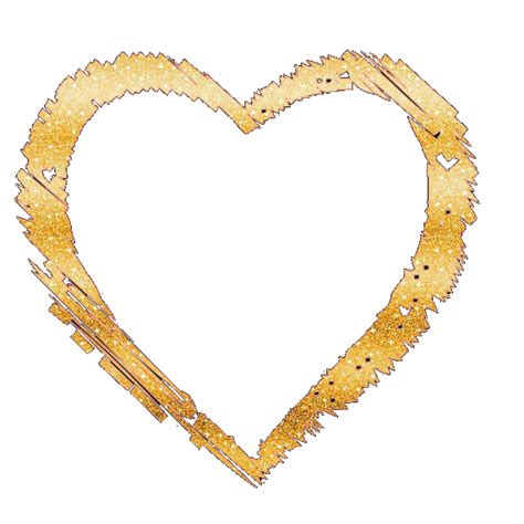 Collection Of Gold Glitter Heart Png Pluspng