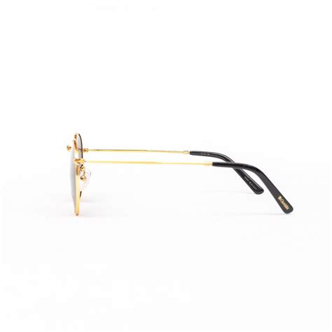 Glassy Eyewear グラッシー サングラス ハイローラーシリーズ 偏光レンズ Pierce Polarized High Roller Gold 02867 Oddball