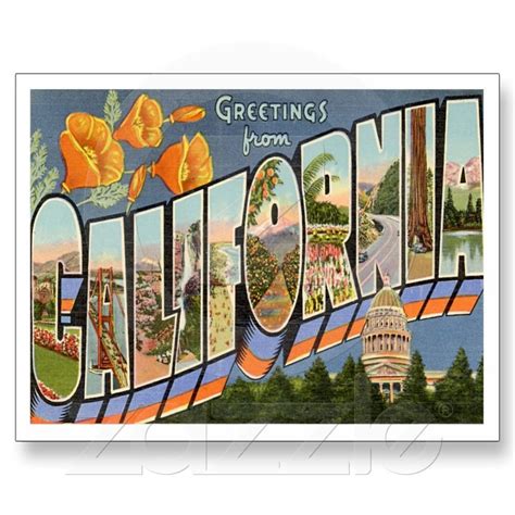 Greetings From California Ca Post Cards From 98cents