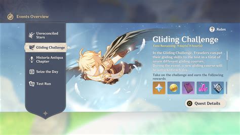Genshin Impact Gliding Challenge Event Guide Gamesradar