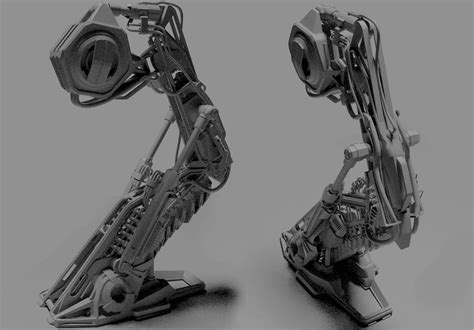 3d Model Rigged Robot Arms Vr Ar Low Poly Rigged Animated Cgtrader