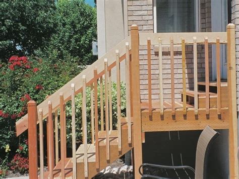 Outdoor Wood Stair Railing Stair Designs