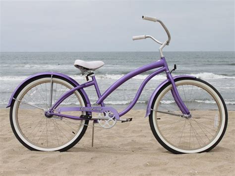 Purple Bike Purple Beach Purple Rain Pastel Beach Beach Cruiser