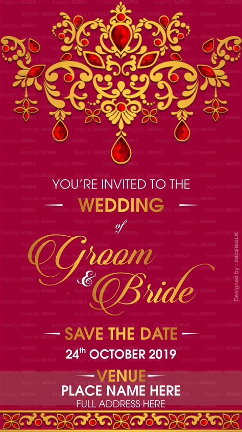 Online Wedding Invitation Card Maker Free Printable Printable