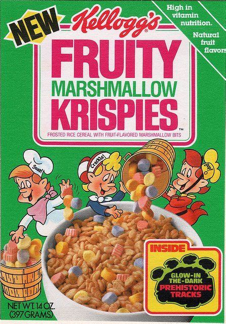 Fruity Marshmallow Krispies Childhood Memories Childhood Cereal