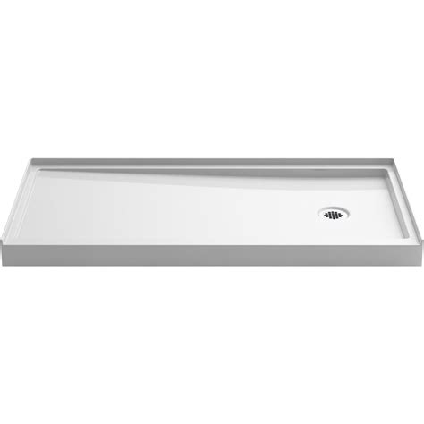 Kohler Rely White Acrylic Shower Base 30 In W X 60 In L With Right