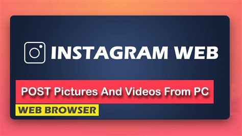 Use Instagram Web Access Instagram On Browser Youtube