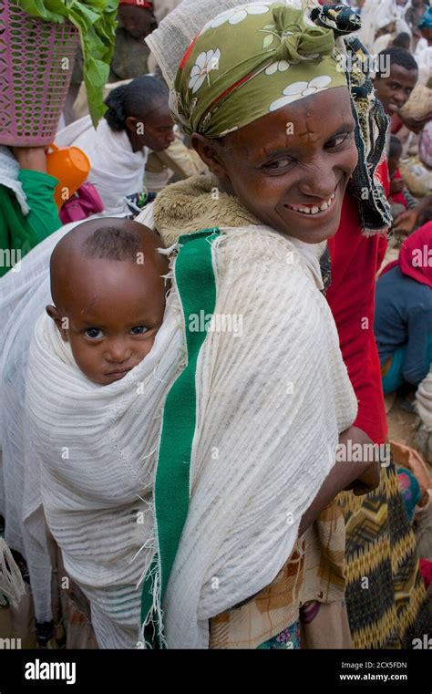 Ethiopian Mother With Baby Freweyni Also Known As Sinkata Tigray