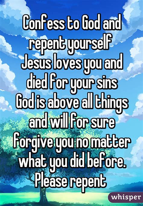 How To Repent Your Sins