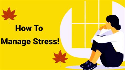 How To Manage Stress 12 Stress Management Tips Youtube