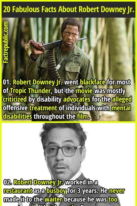 20 Fabulous Facts You Didnt Know About Robert Downey Jr In 2022 Robert Downey Jr Downey