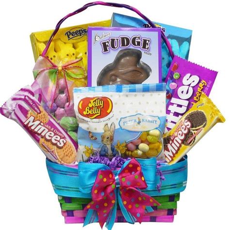 Easter T Basket Bunny Chocolate Candy Jelly Beans Skittles Free