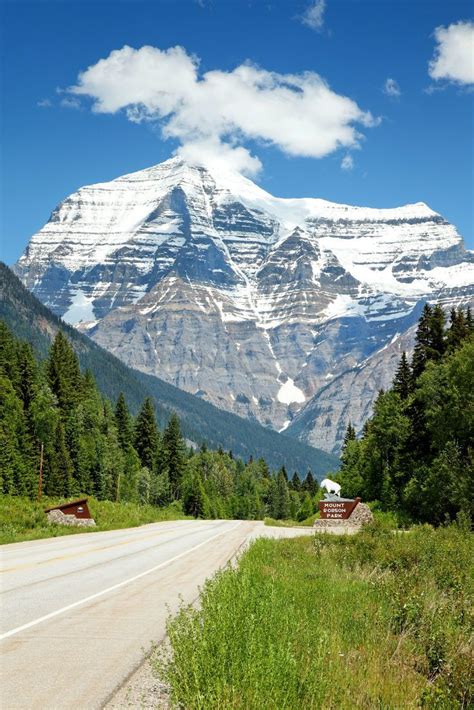 Drive Into The Canadian Rockies And Pass By Mount Robson The Highest