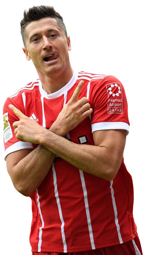 Robert Lewandowski Bayern Munich Football Render Footyrenders