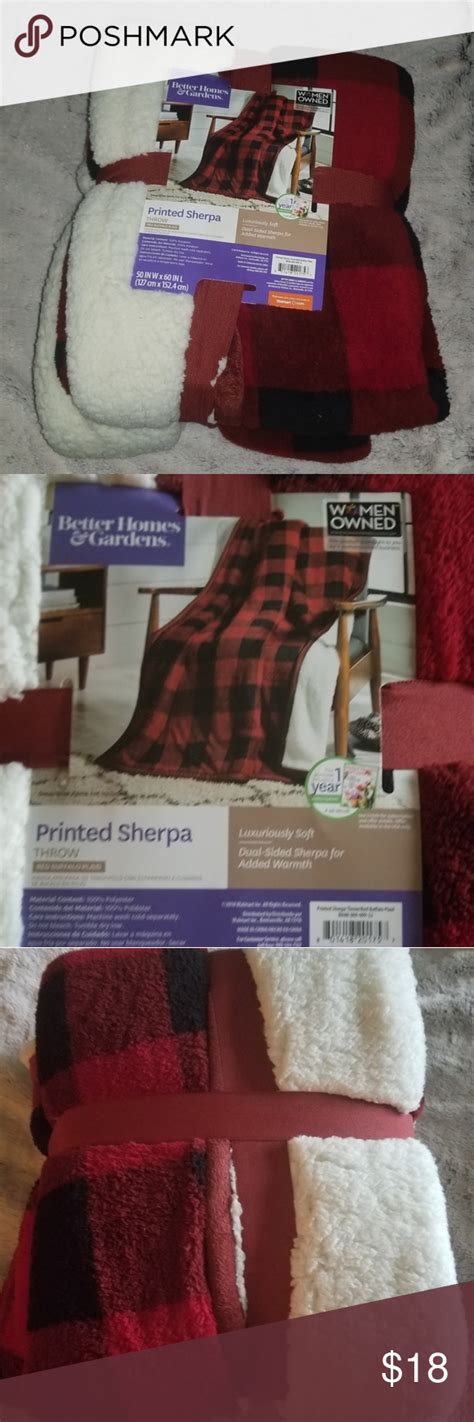 Better Homes And Gardens Printed Sherpa Throw Better Homes And Gardens