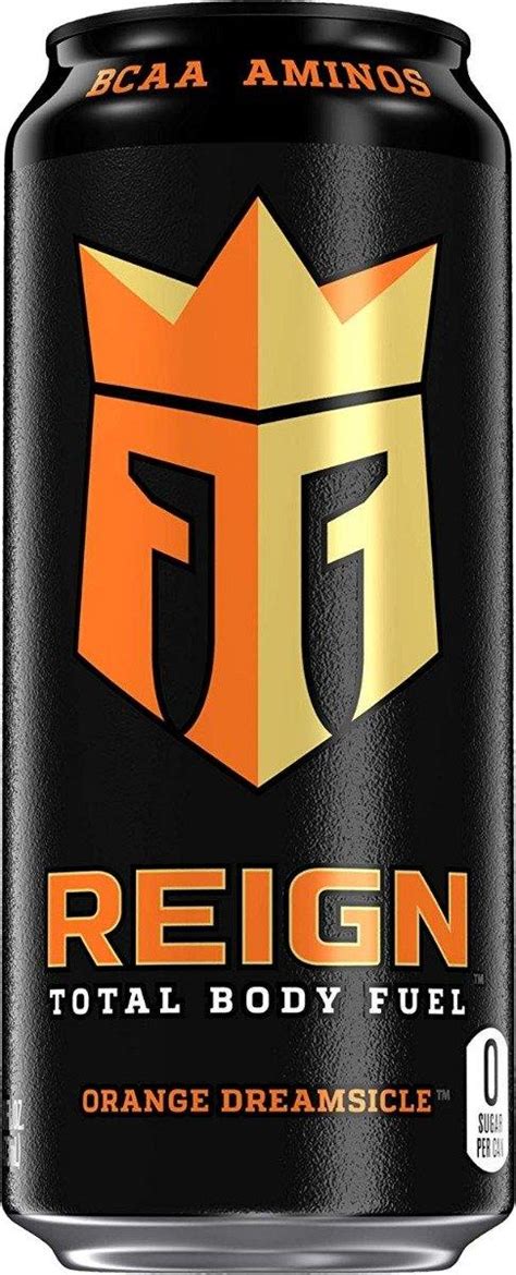 Reign Total Body Fuel Energy Drink Orange Dreamsicle 16 Oz Pack Of