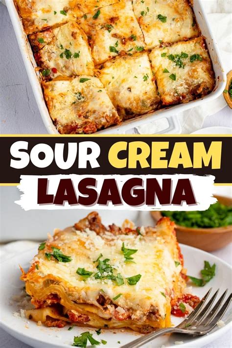 this sour cream lasagna is the best recipe ever learn how to make this mashup of spaghetti and