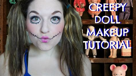 Creepy Doll Makeup Tutorial Beautybabe46 Youtube