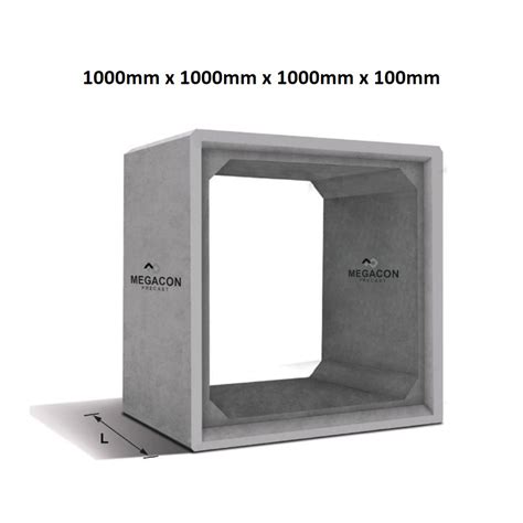 Box Culvert 1000 Mm X 1000 Mm Pabrik Beton Precast U Ditch Cover
