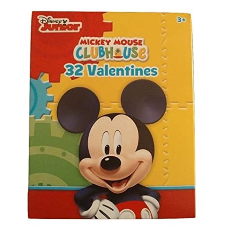 Mickey Mouse Clubhouse Box Of 32 Valentines Day Cards