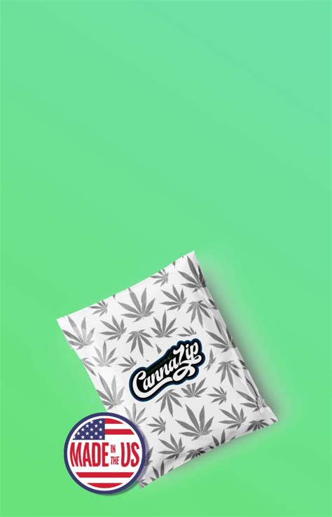 Buy Custom Cannabisweed Packaging Bags Cannazip