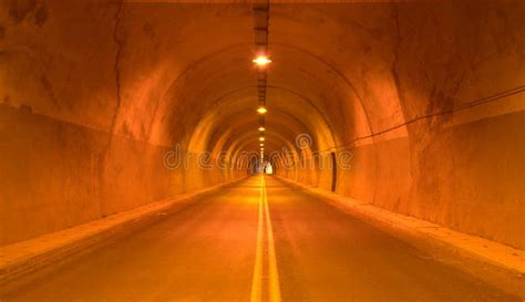Underground Tunnel At Alpe Adria Cycle Ath Stock Photo Image Of
