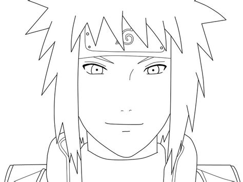 Minato Smile Lineart By Sabbaru Naruto Sketch Naruto Sketch