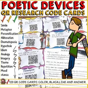Readers should also have the ability of hearing, to understand the artful work performed by poets. POETIC DEVICES by Teach To Tell | Teachers Pay Teachers