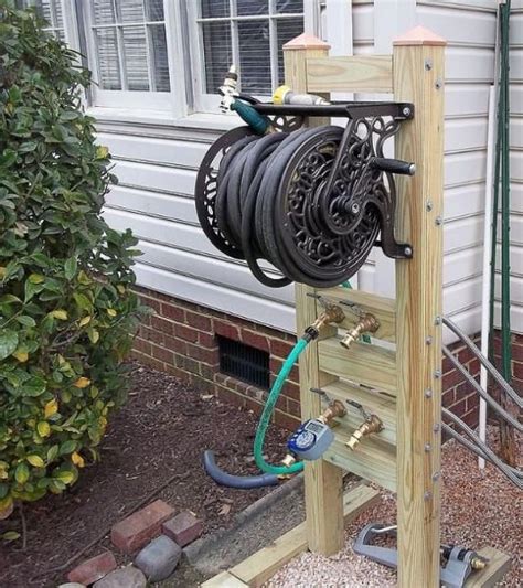 The 25 Best Hose Reel Ideas On Pinterest Wood Reels Ideas Used Rims And Tires And Garden