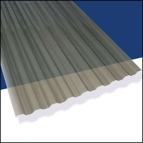 Suntuf 26 In W X 96 In L Polycarbonate Roofing Panel Solar Gray Ace