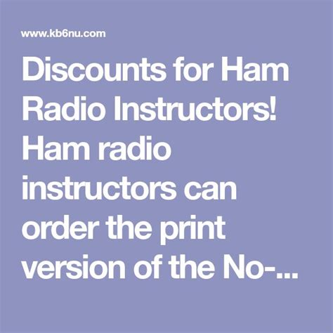 No Nonsense Study Guides Kb6nus Ham Radio Blog Study Guide Ham