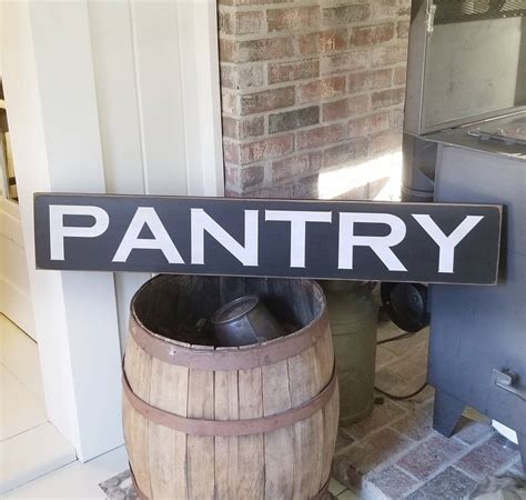 Pantry Large Wooden Sign Farmhouse Décor Fixer Upper Home Décor