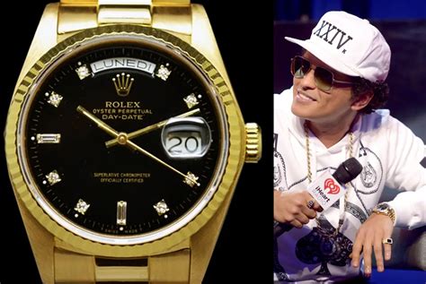 What Watch Does Bruno Mars Wear Almost On Time