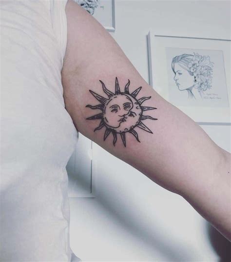 15 Sun And Moon Tattoo Meaning Ideas With Trending Designs Fashionterest