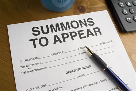 What To Do If You Receive A Summons Or A Subpoena